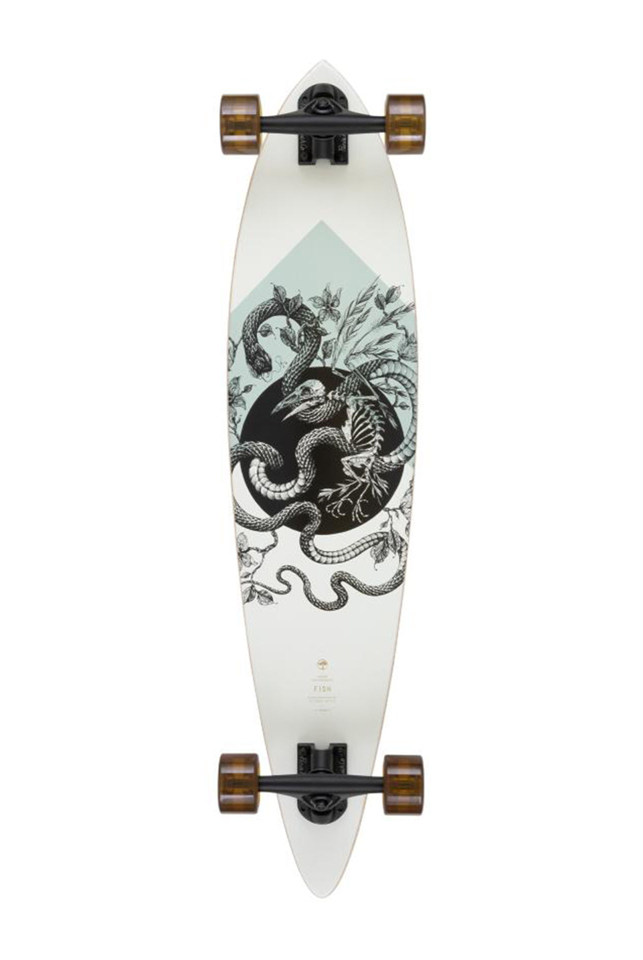 Bamboo Fish 37 x 8.5 Komplett Longboard