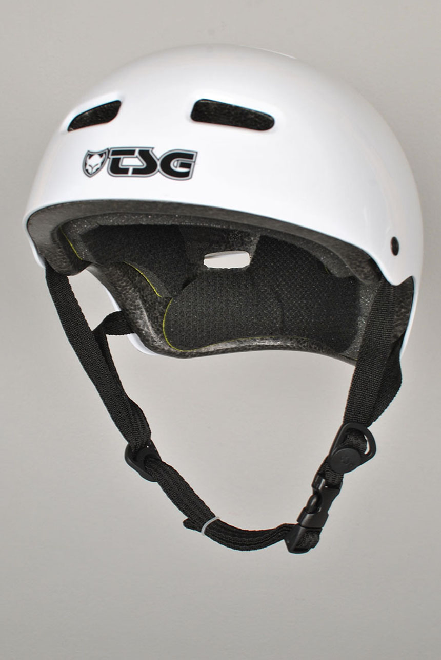 1320289 Skate/BMX Skatehjelm, Injected White