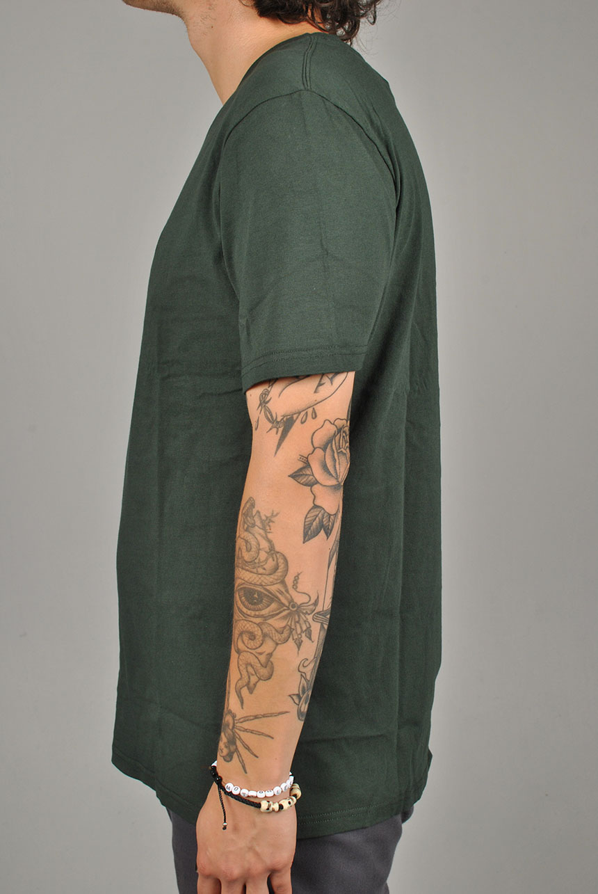 Impossible Embroidery T-shirt, Deep Green