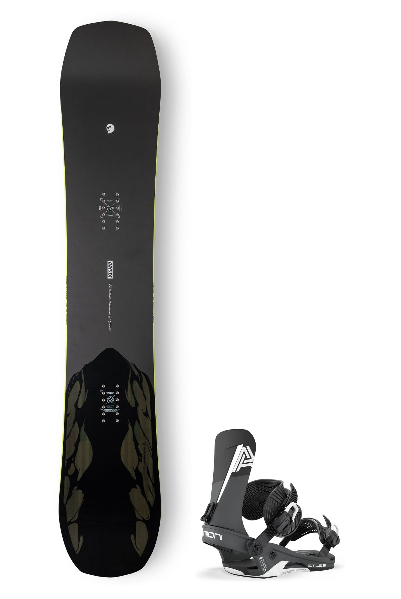The Black Snowboard Of Death Snowboardpakke