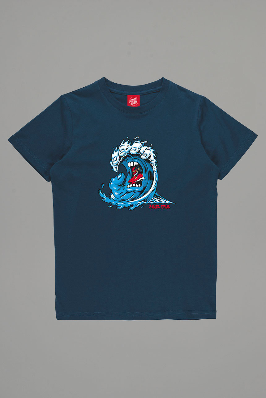 Kids Screaming Wave Front T-Shirt