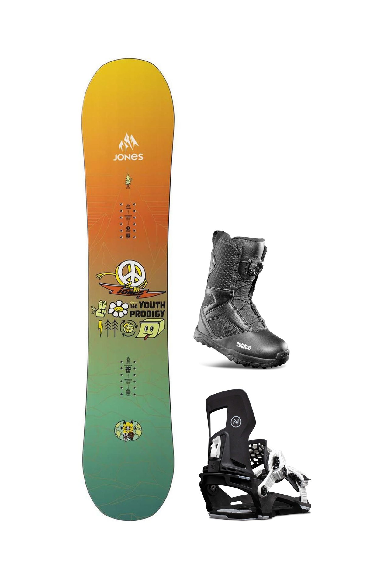 Youth Prodigy Snowboardpakke