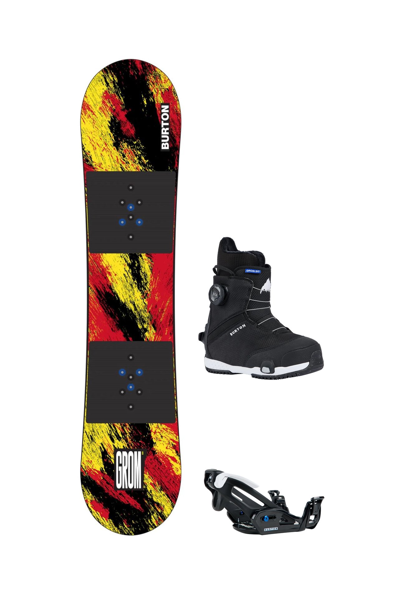 Kids Mini Grom Step On® Snowboardpakke, 4-6 år