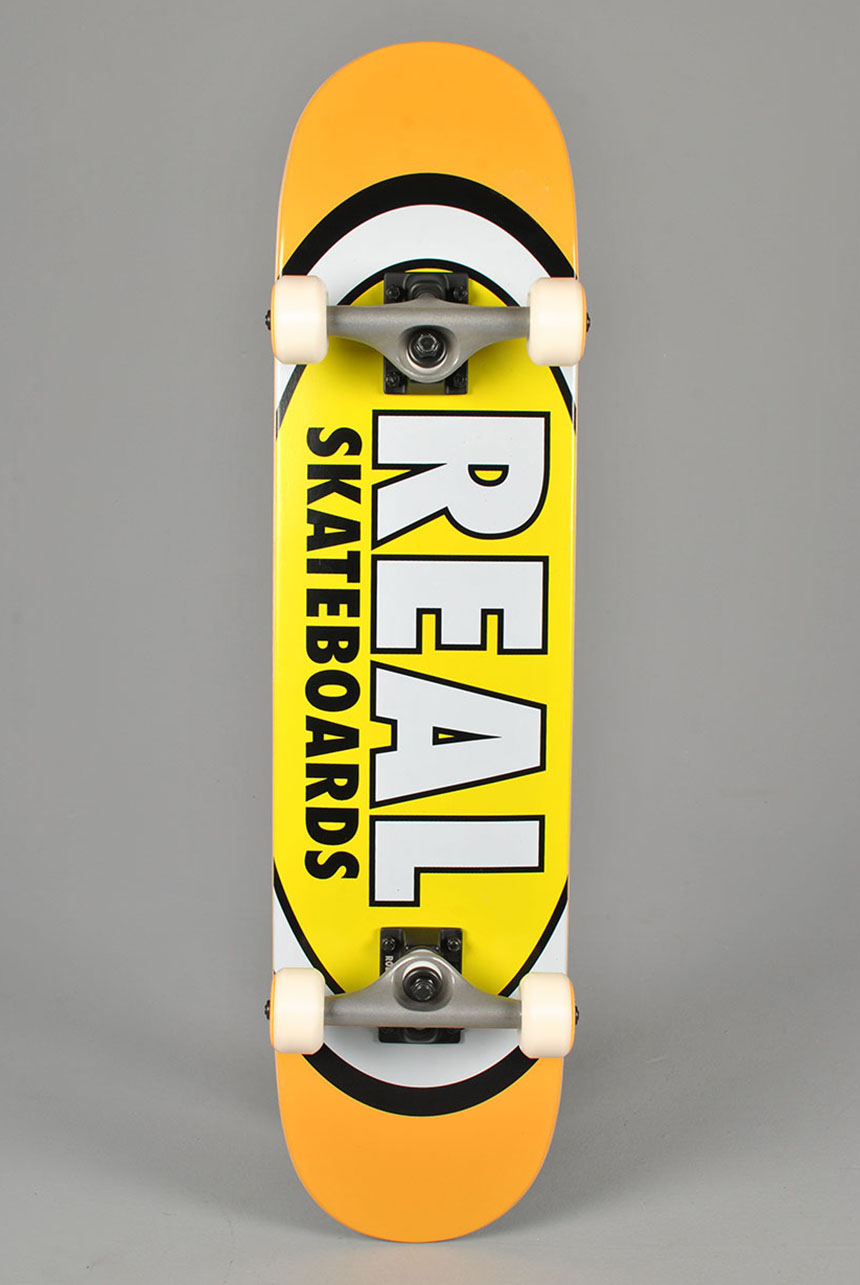 Classic Oval Yellow Komplett Skateboardpakke 7.5 Classic Oval Yellow Komplett Skateboardpakke 7.5