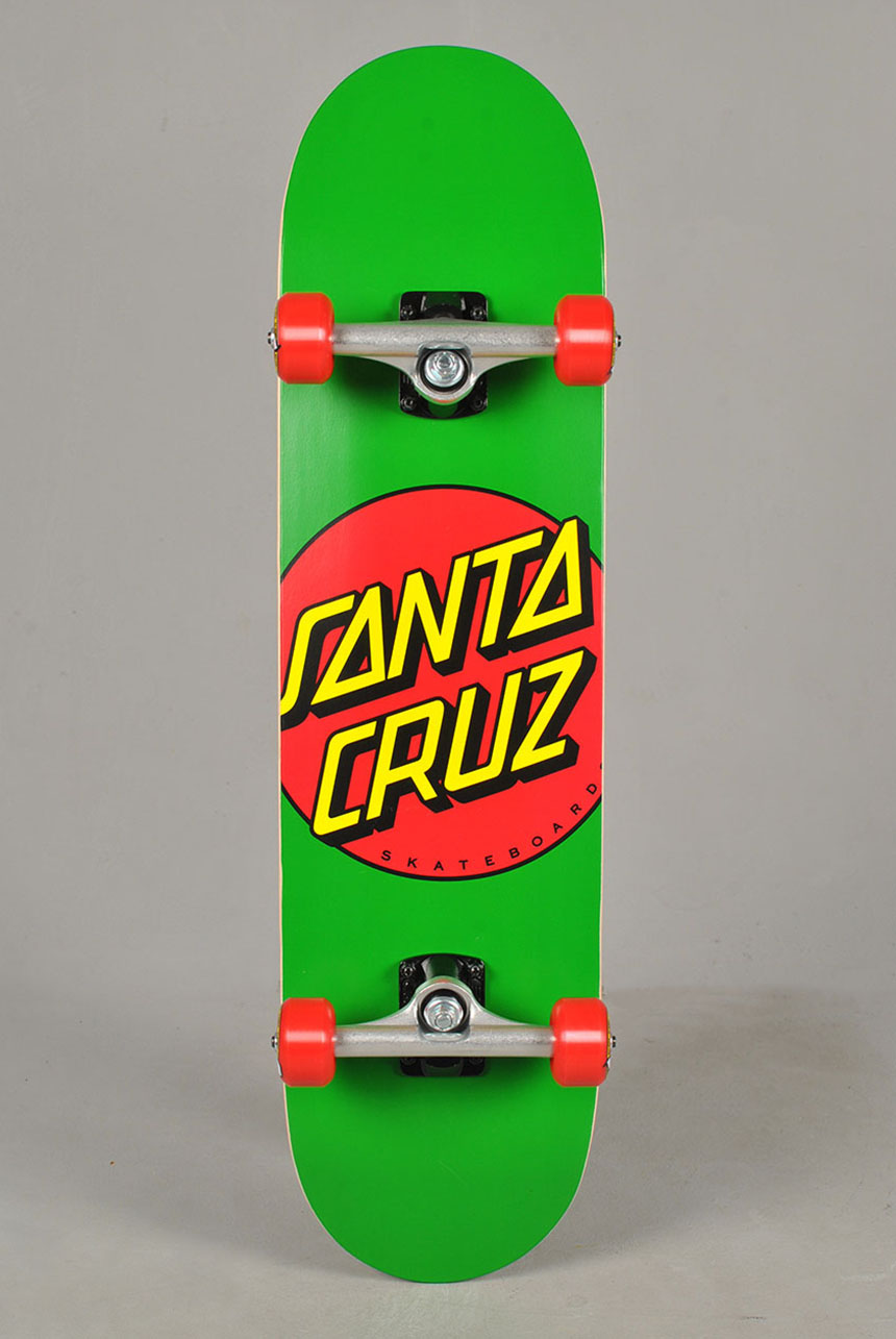 193172187317 Classic Dot, Green 7.8 Komplett Skateboard
