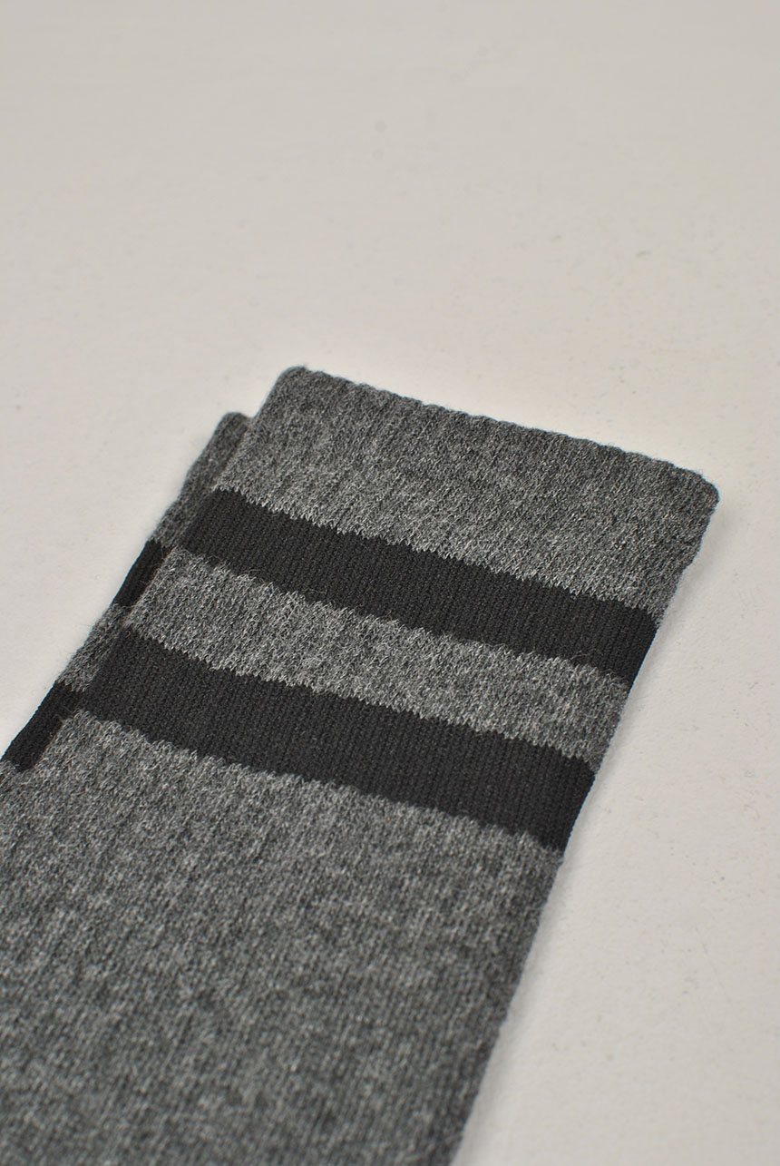 Athlennis 2-Pack Socks, Black Melange