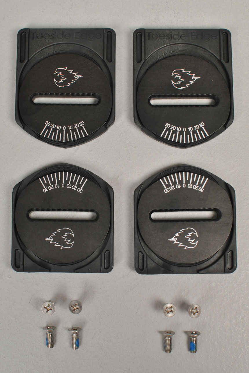 Black Splitboard Pucks Flat