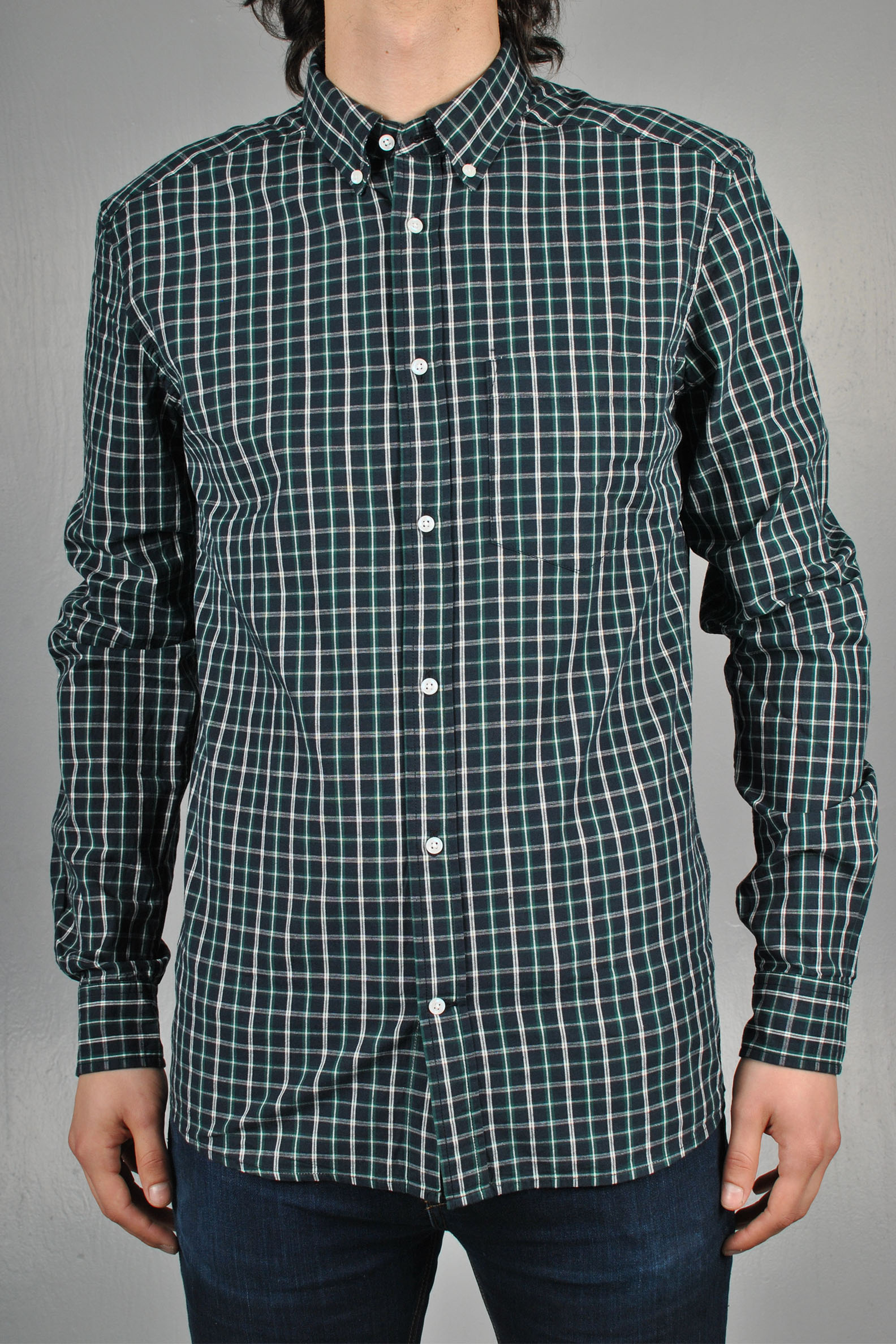 The Checked Shirt, Blue/Green