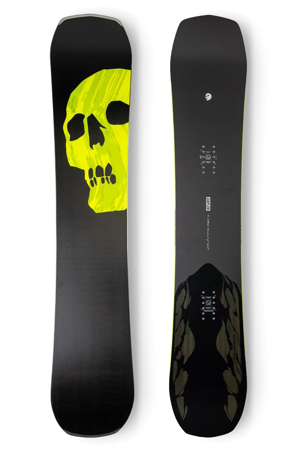 The Black Snowboard Of Death Snowboard