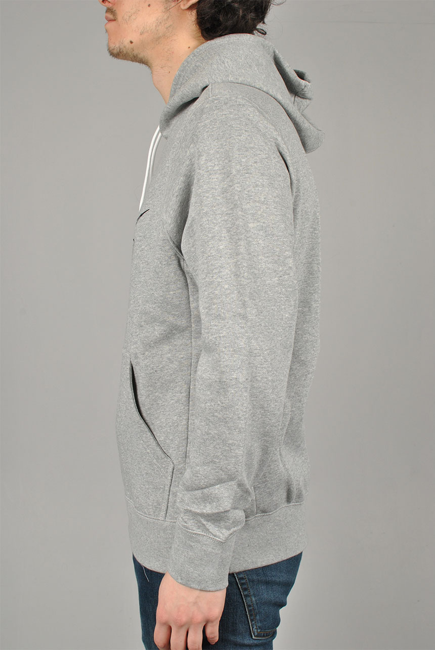 Embroidery Hood, Grey/Black