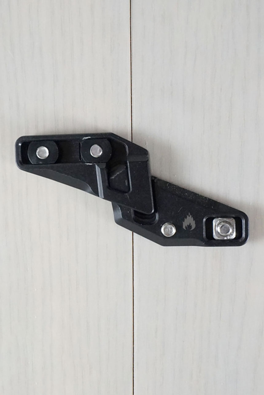 Splitboard Fixie Clips, Through-Mount Black