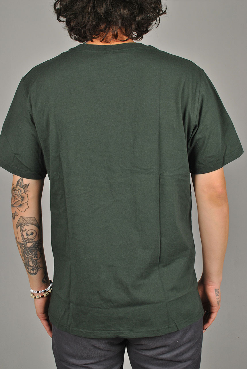 Impossible Embroidery T-shirt, Deep Green