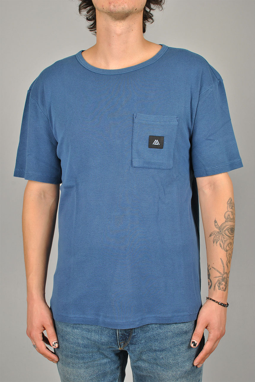 Pocket T-shirt, Coastal Blue