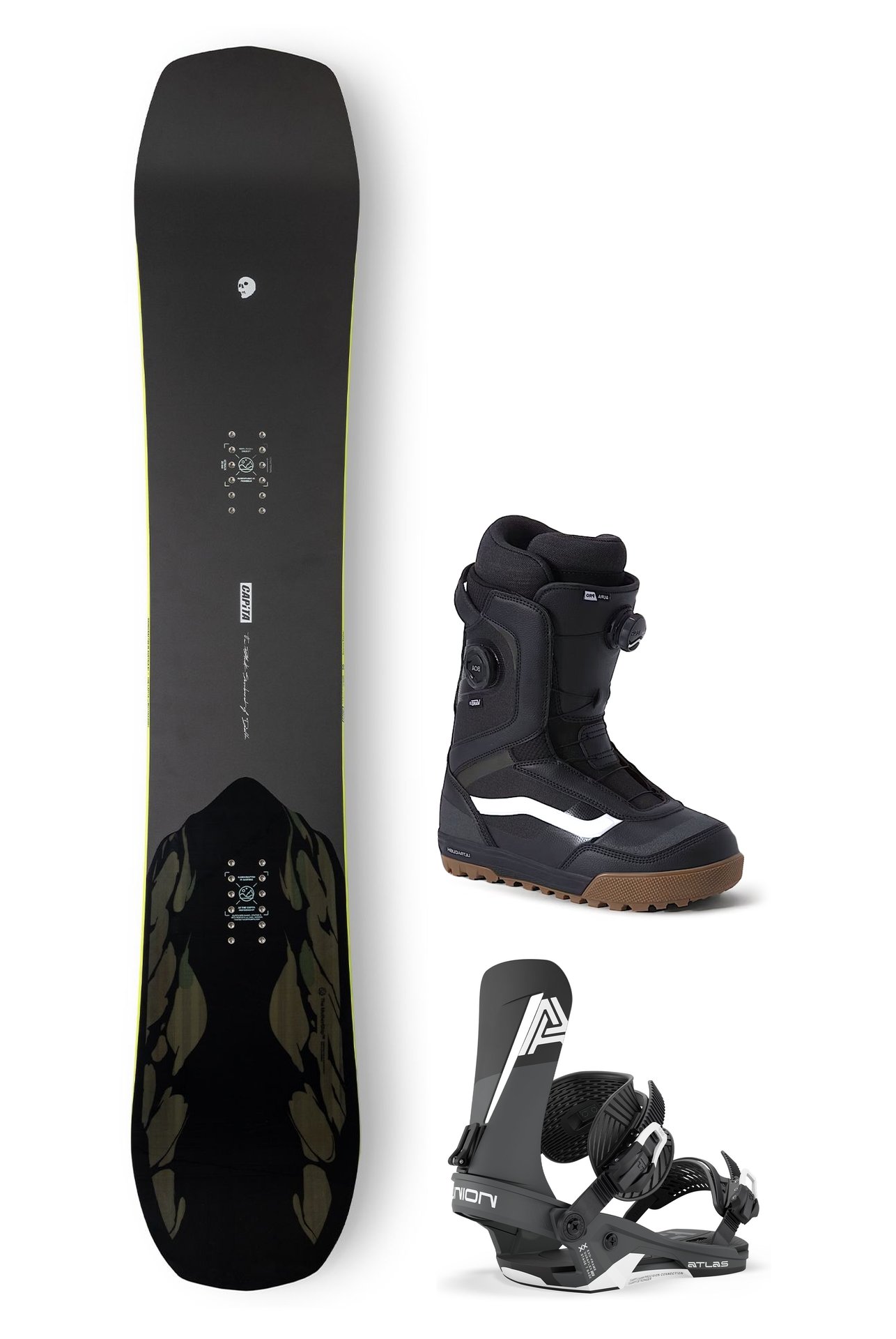 The Black Snowboard Of Death Snowboardpakke