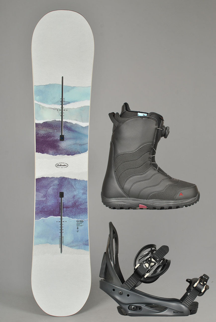 Womens Cultivator Snowboardpakke