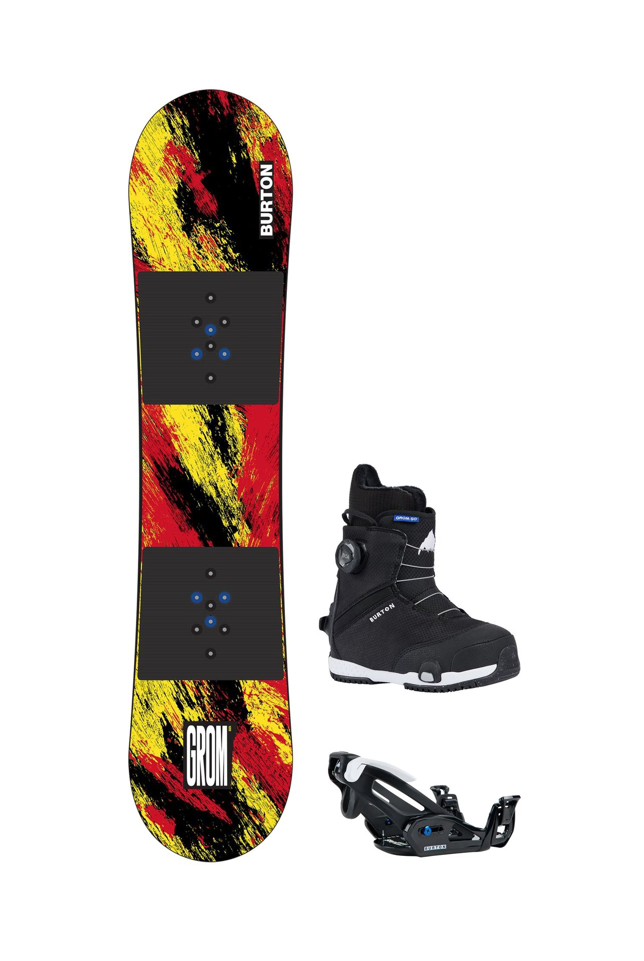Kids Mini Grom Step On® snowboardpakke, 4-6 år 
