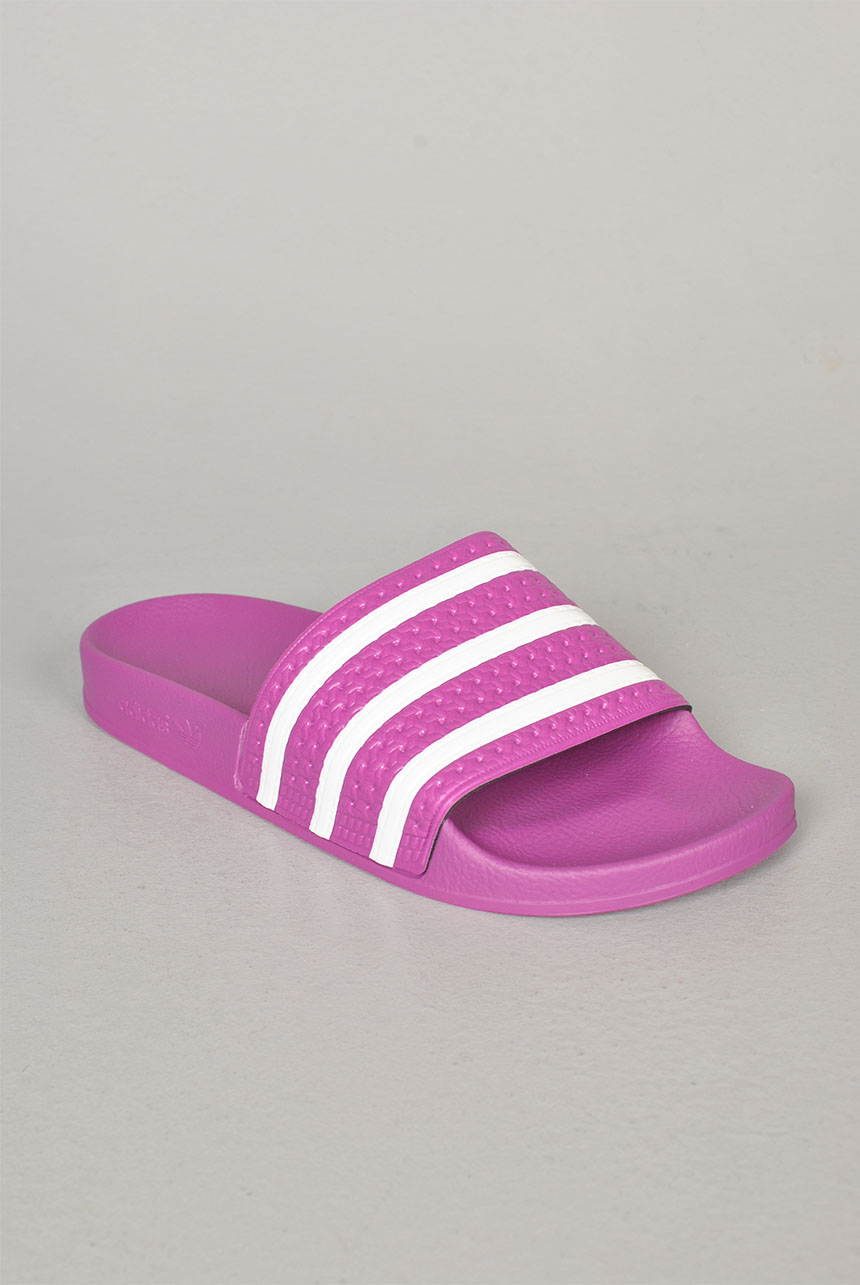 Adilette Slides, Core Pink/White