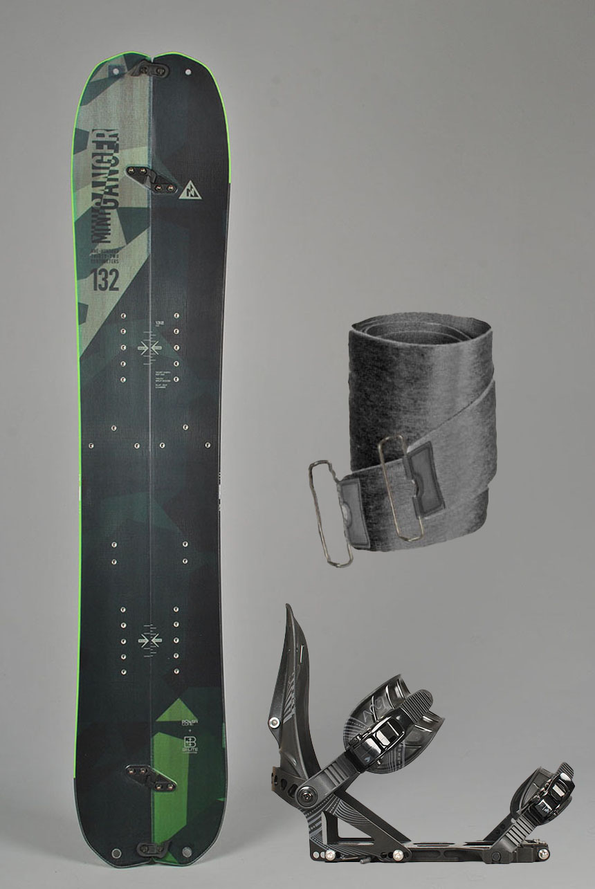 Kids MiniGanger Splitboard Pakke