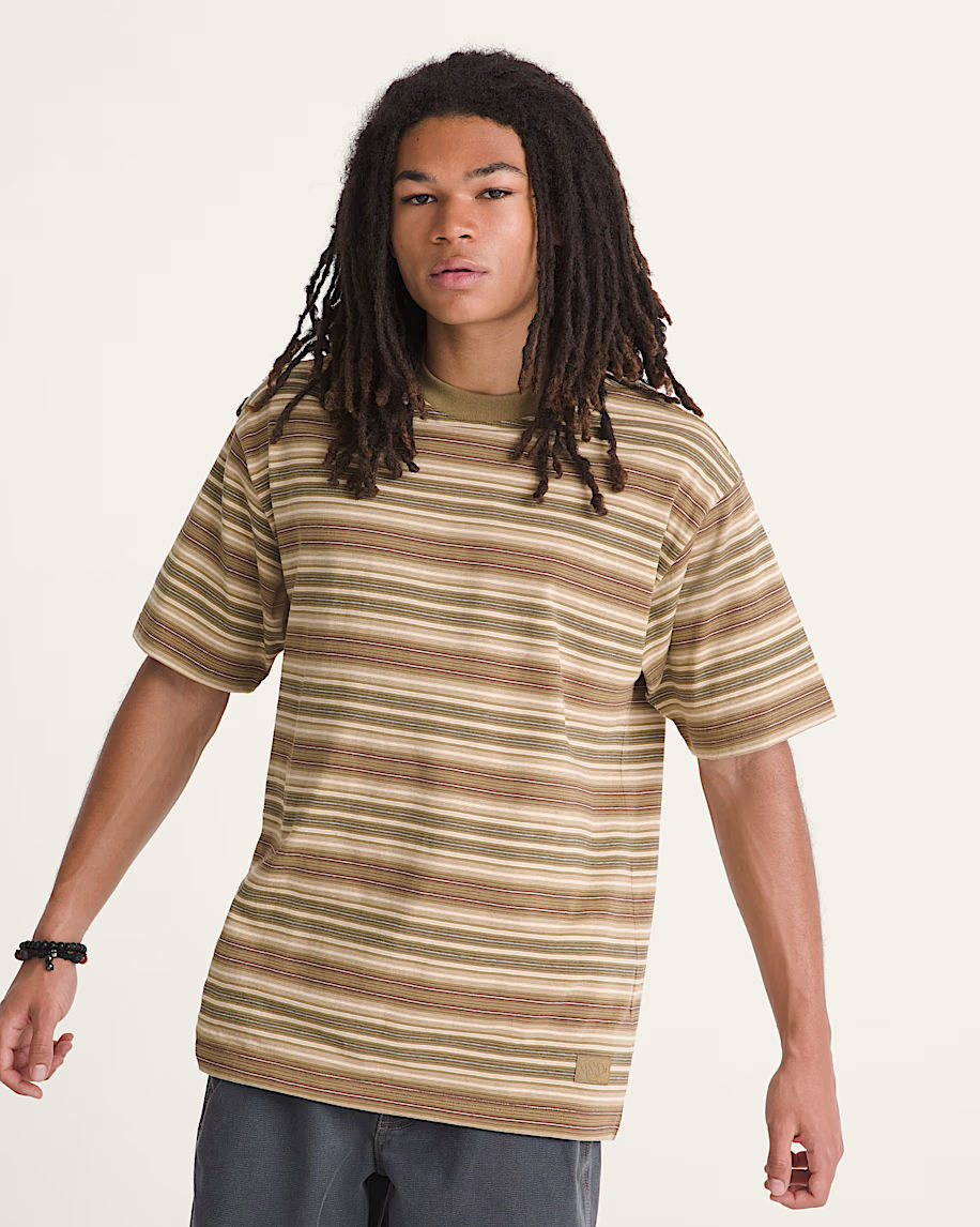 Stripe Ringer Loose S/s T-shirt