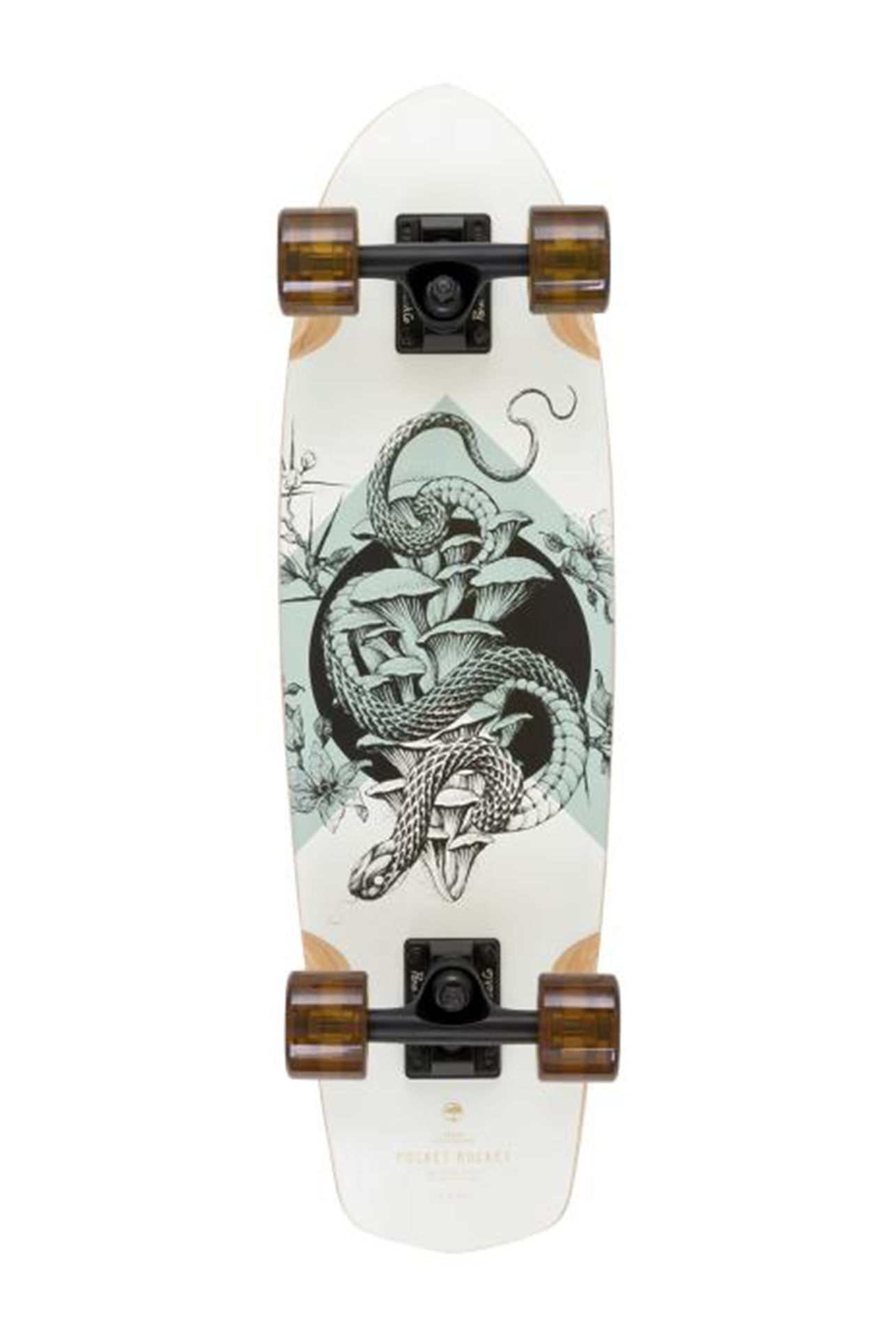 Bamboo Pocket Rocket Komplett Longboard