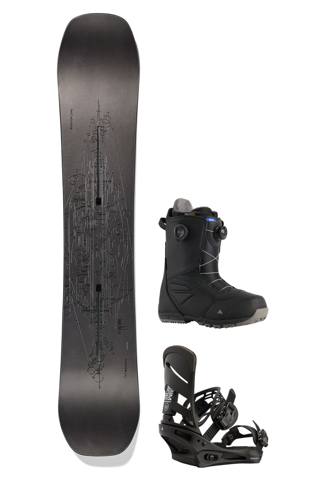 Custom X Camber Snowboardpakke – Mission + Ruler