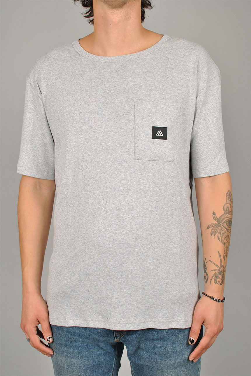 Pocket T-shirt, Grey