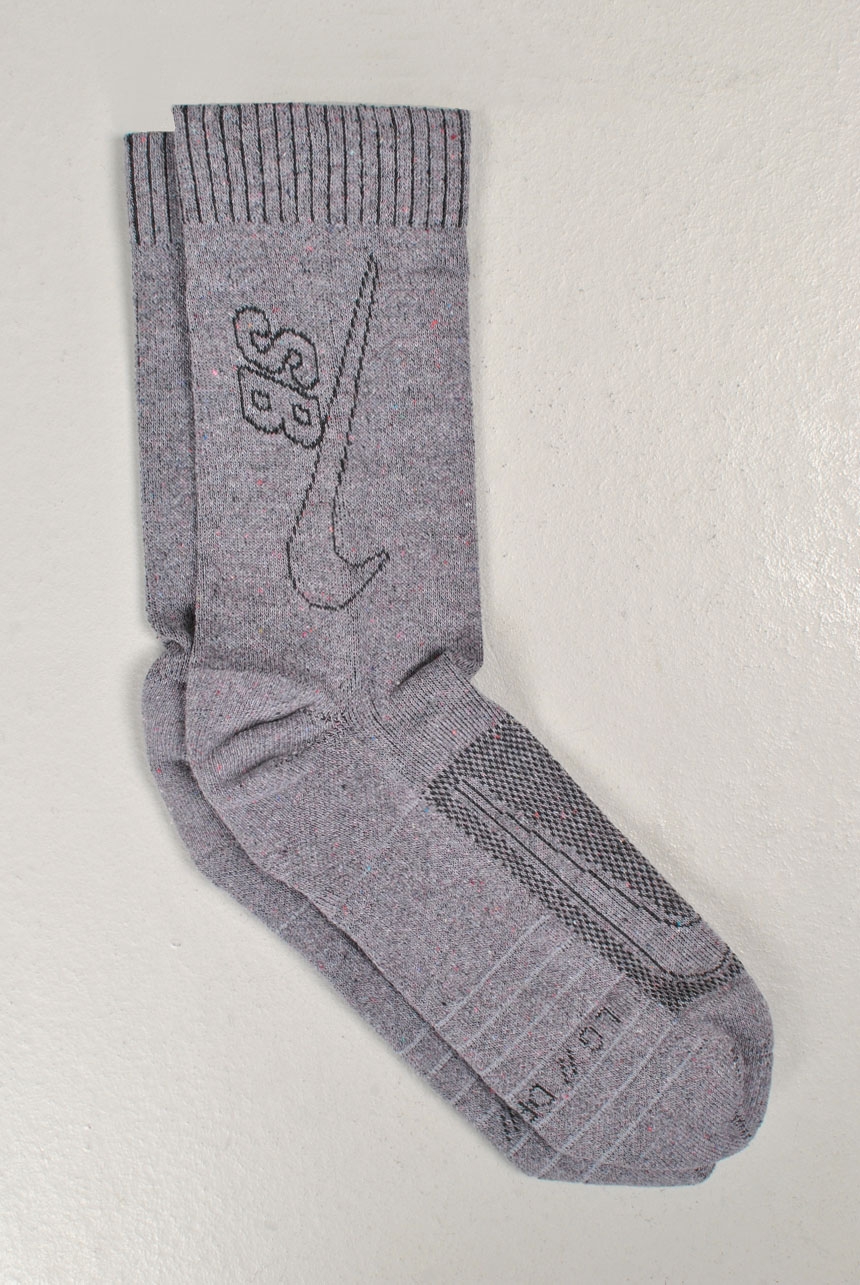 Multiplier Dry-FIT Crew Socks, Grey