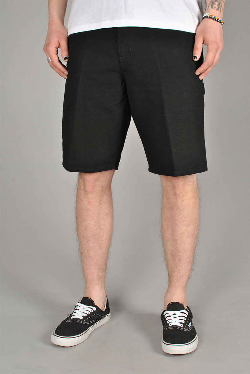 1970296 Single Knee Short, Black Rinsed