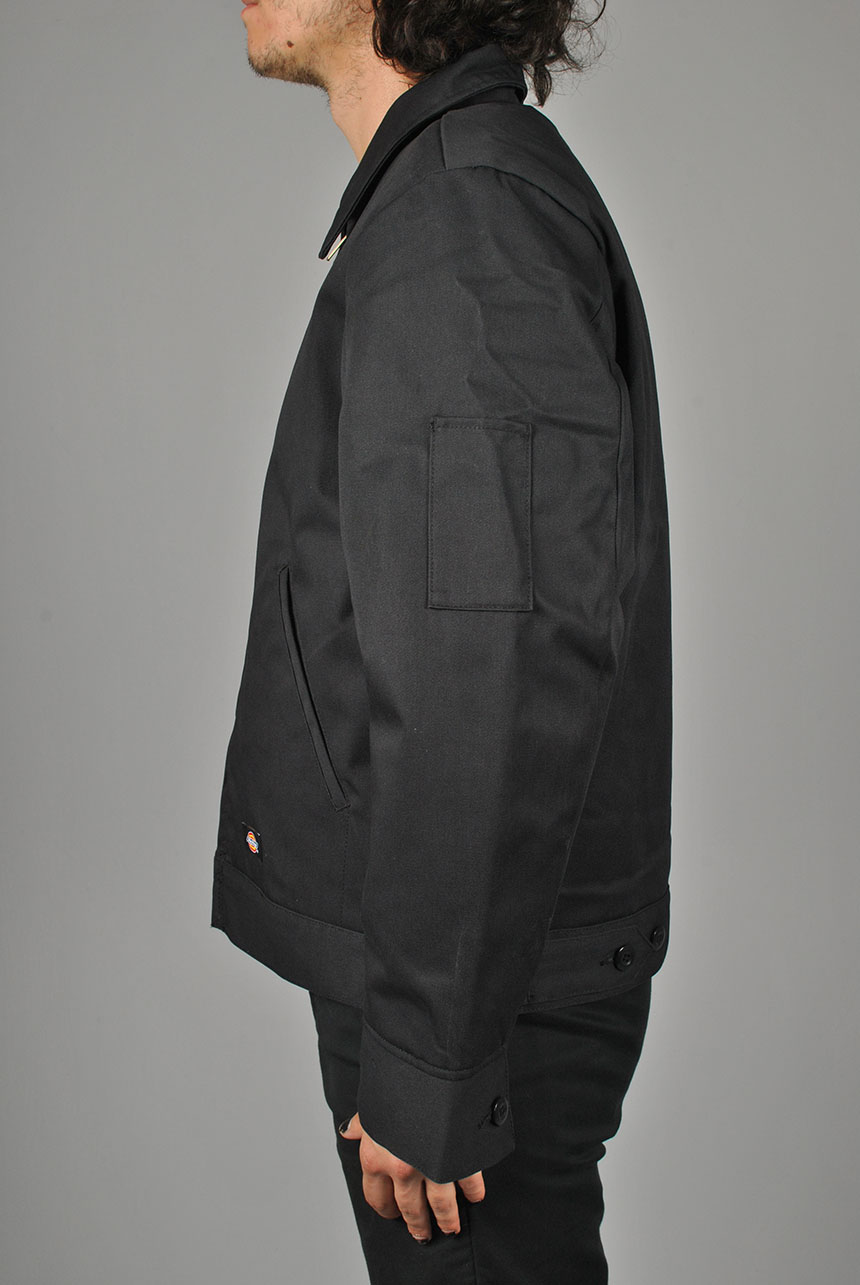 Lined Eisenhower Jacket, Black