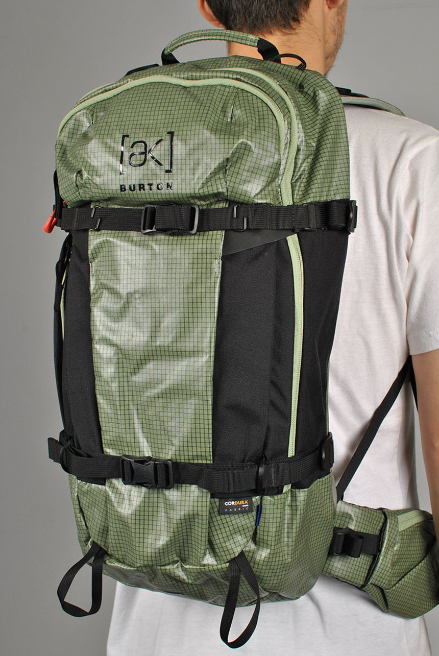 burton ak snowboard backpack print free ride Vintage Sponsor Technical Snow Backpack Burton AK Dispatcher 25L Backpack