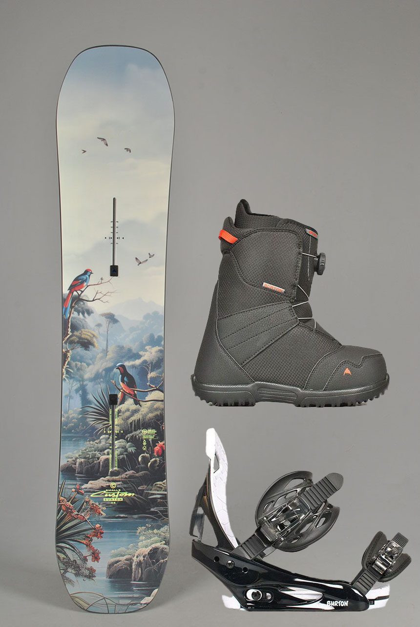 Kids Custom Smalls Snowboardpakke , 10-14 år 