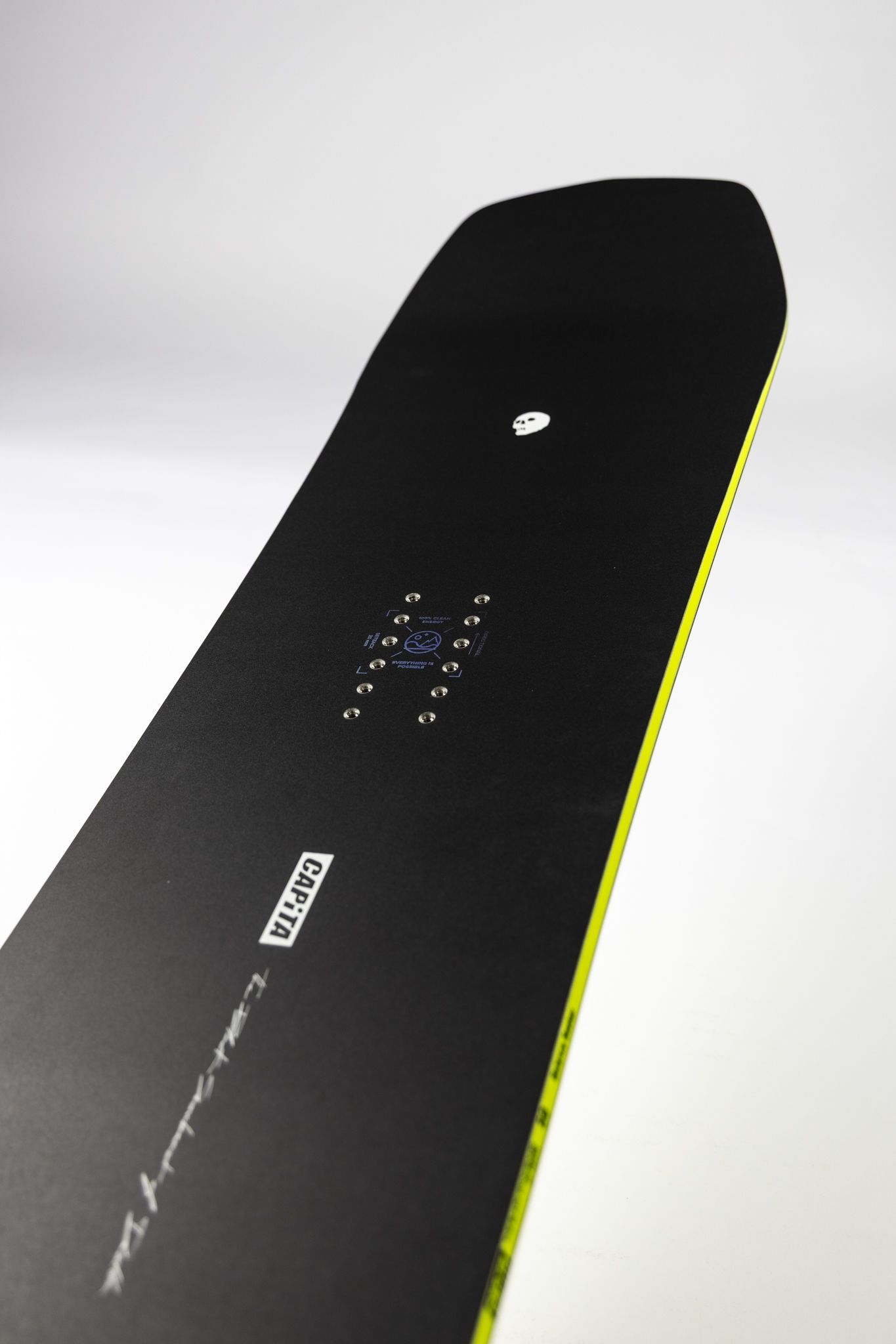 The Black Snowboard Of Death Snowboard