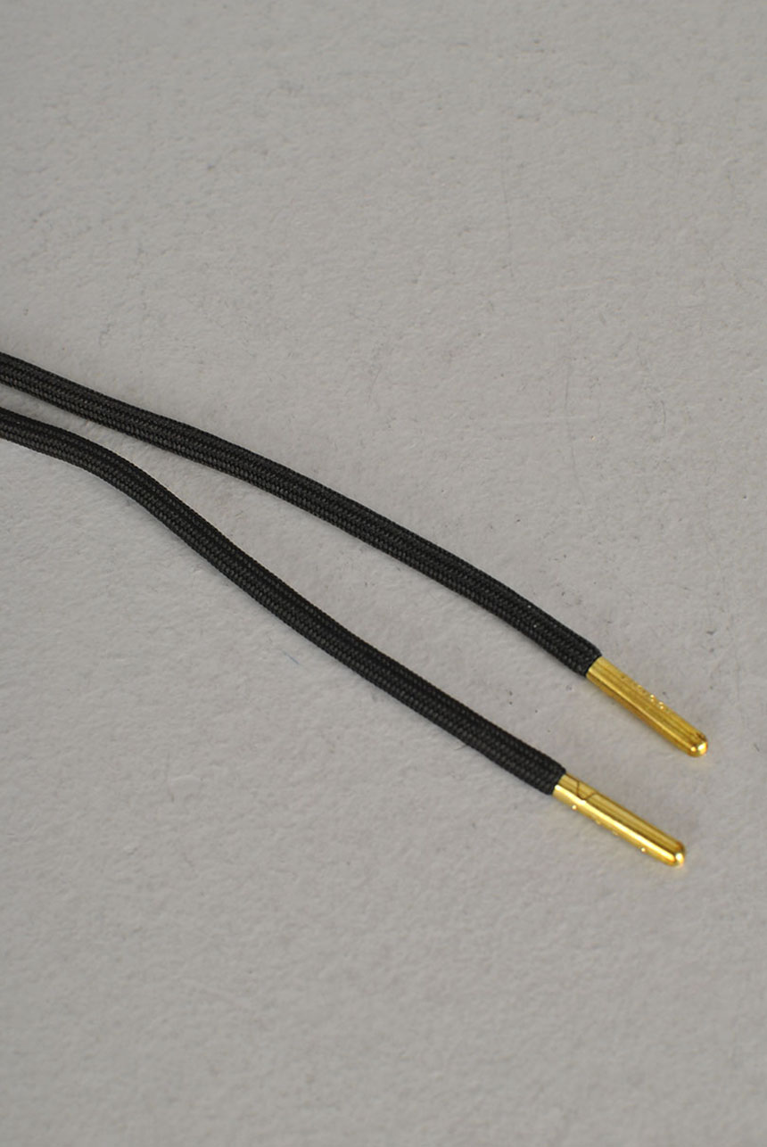 Pre-Treated Round Laces, Black Pre-Treated Round Laces, Black