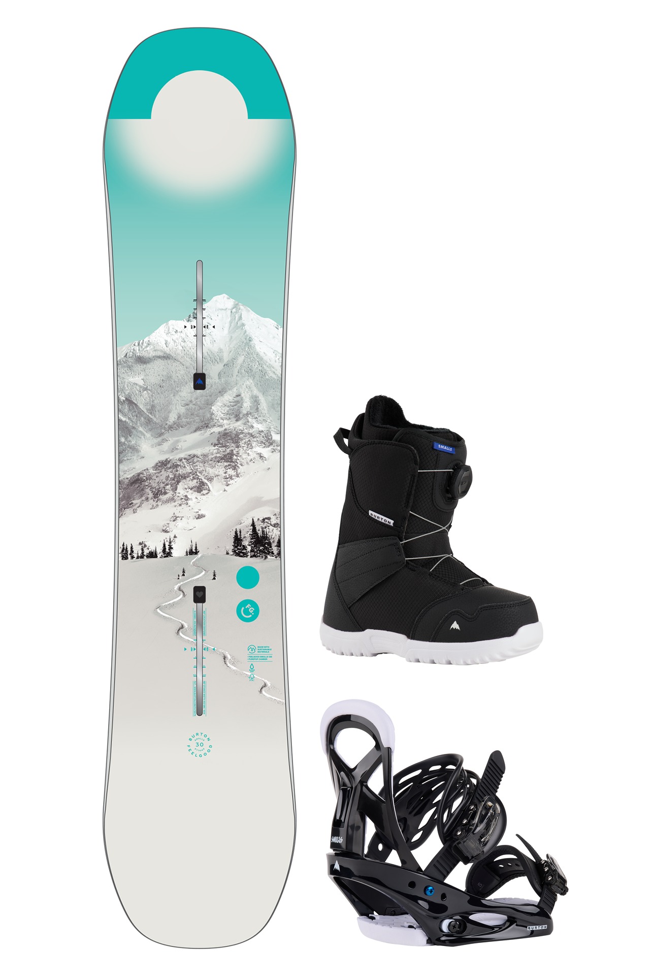 Kids Feelgood Smalls Snowboardpakke , 10-14 år