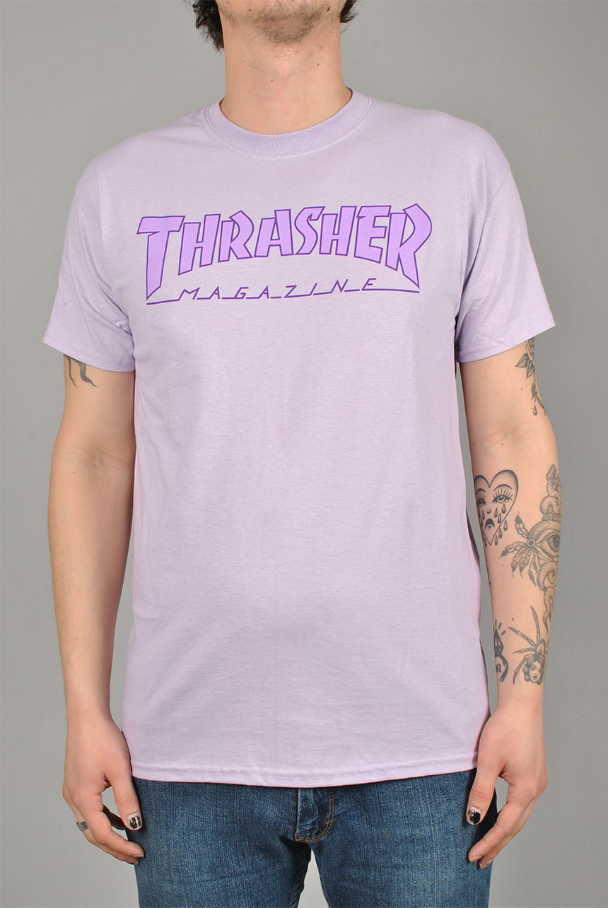 Outlined T-shirt, Orchid