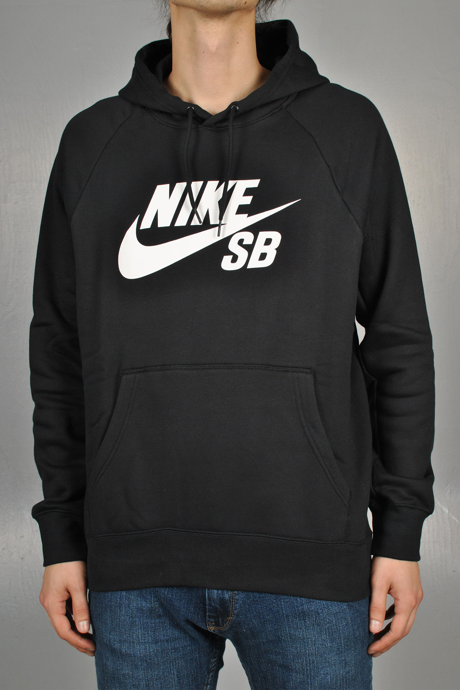 NikeSB Logo Hood, Black/White