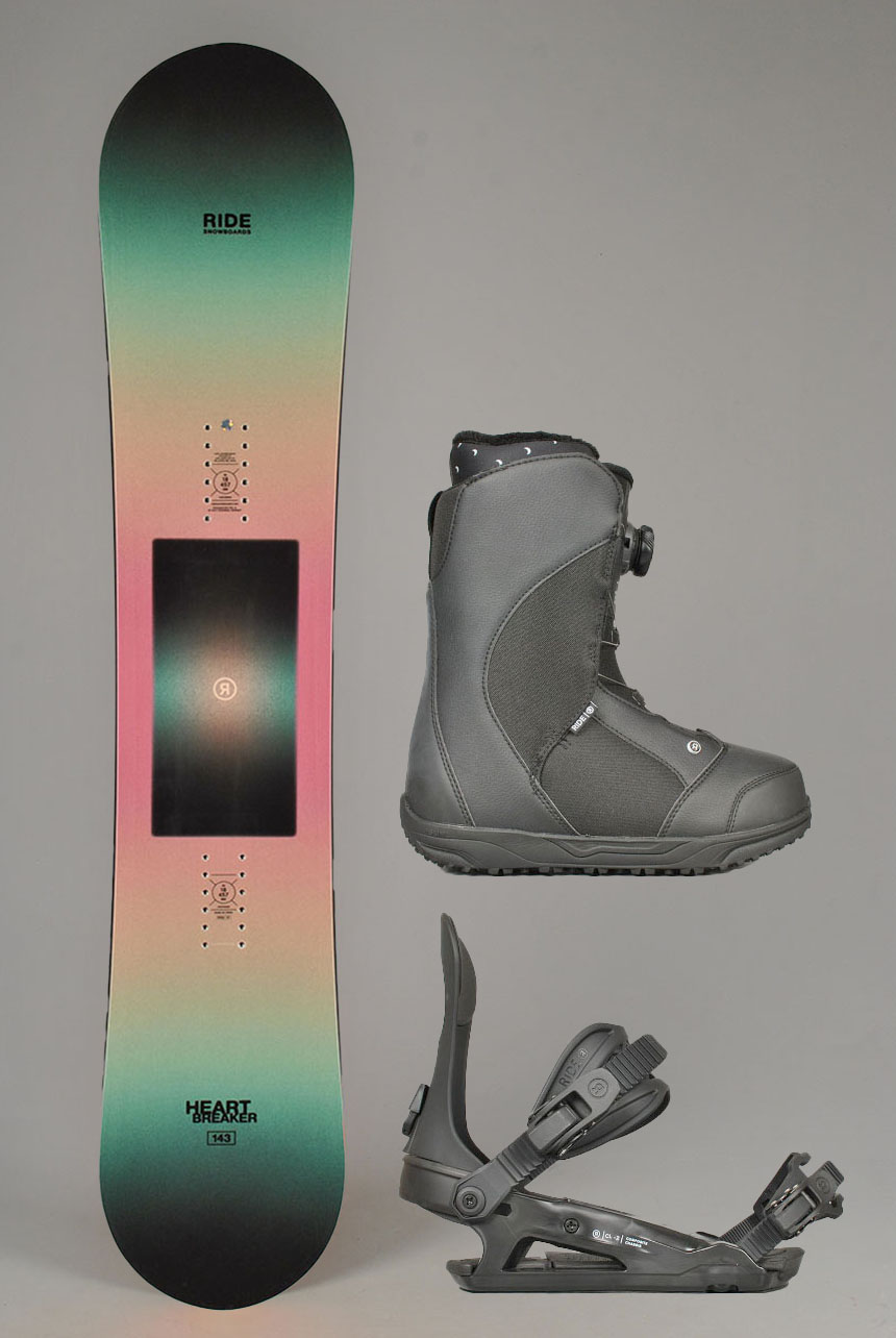 Womens Heartbreaker Snowboardpakke