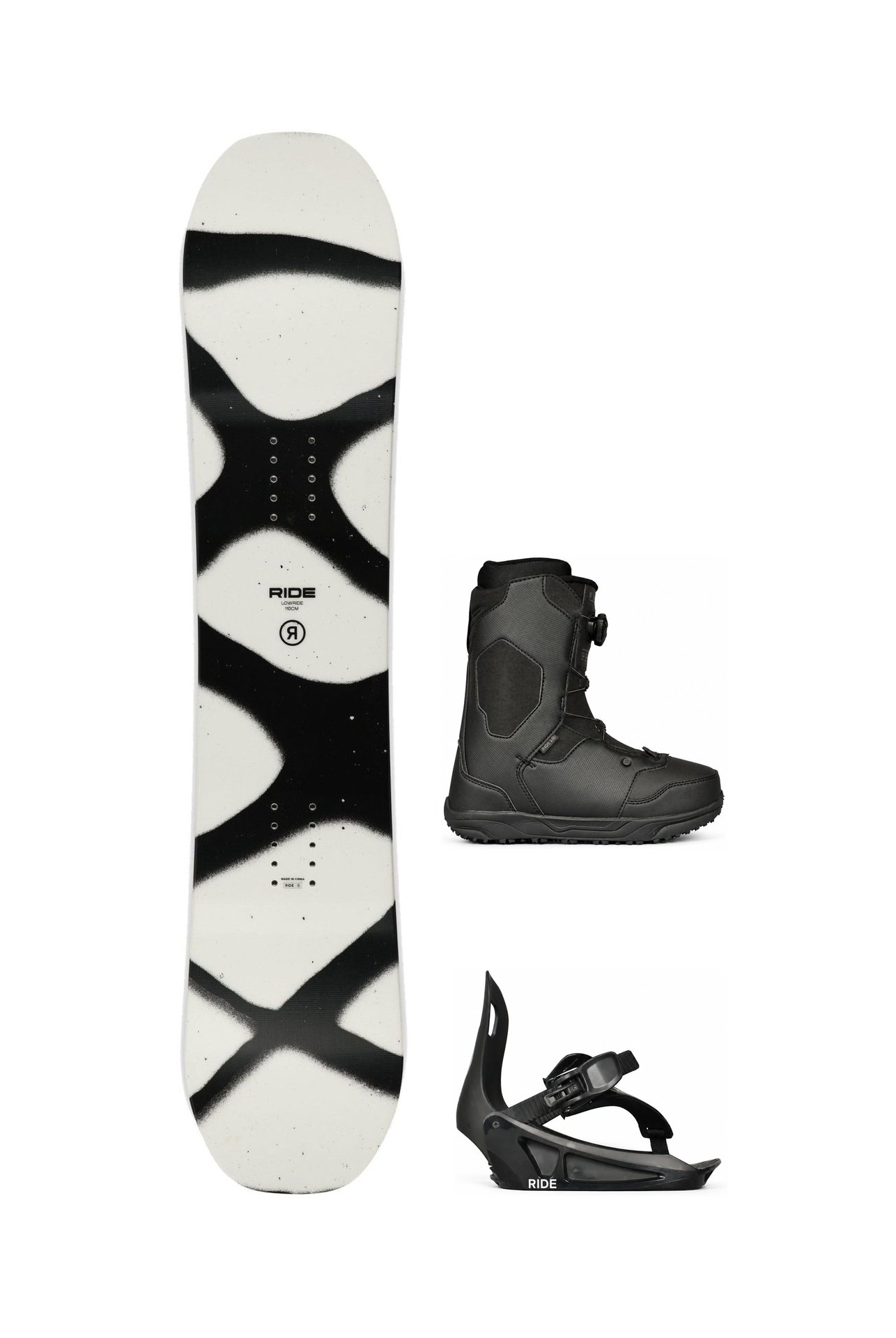 Kids Lowride Snowboardpakke – Micro + Lasso Jr, 6-11 år