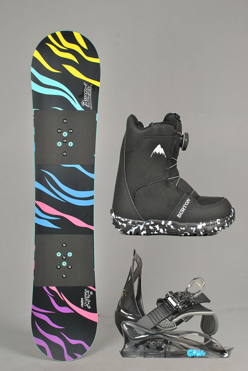 Kids Mini Grom Snowboardpakke 2-6år