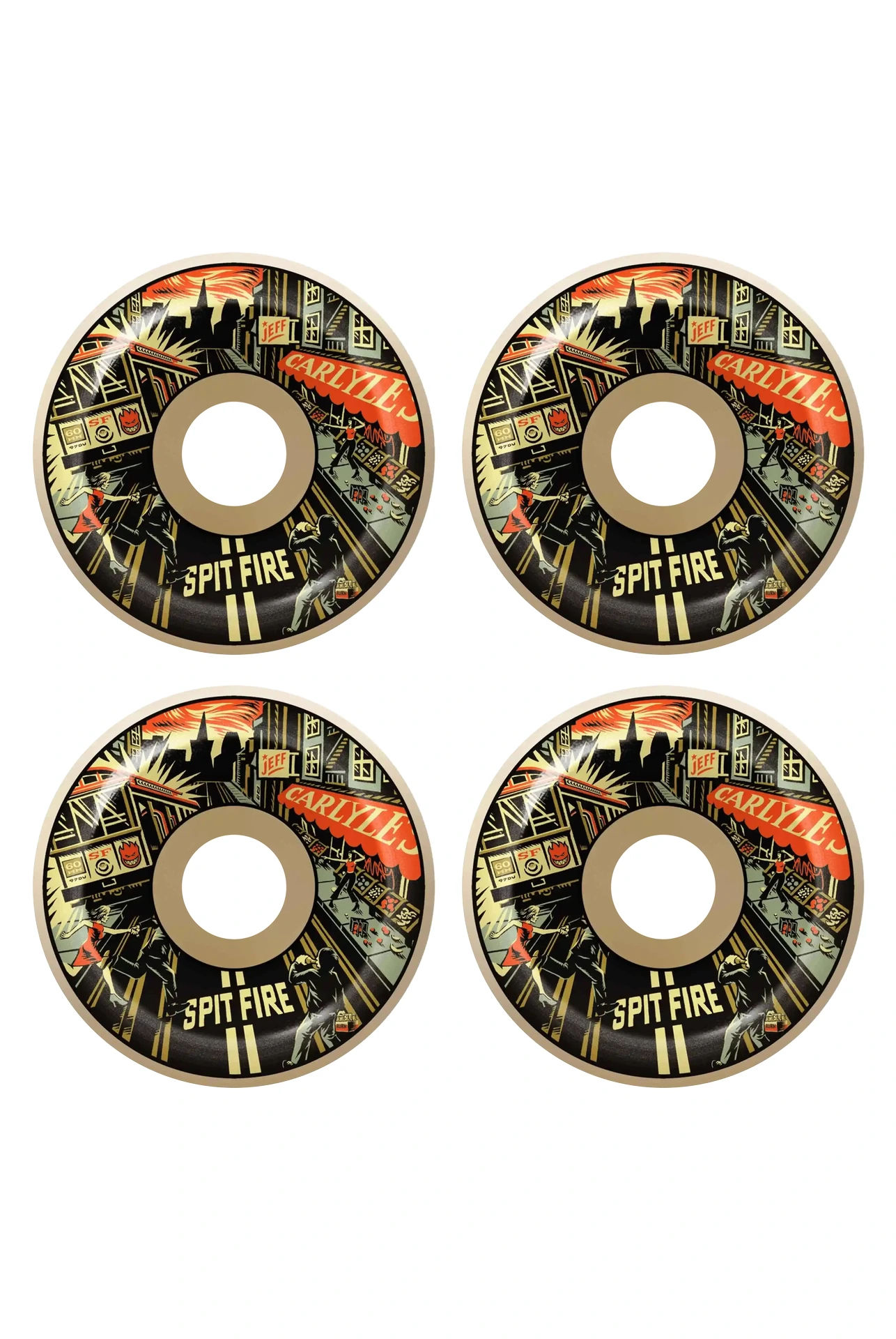 Jeff Carlyle F4 97 Pro Conical Full 58-Spitfire Wheels