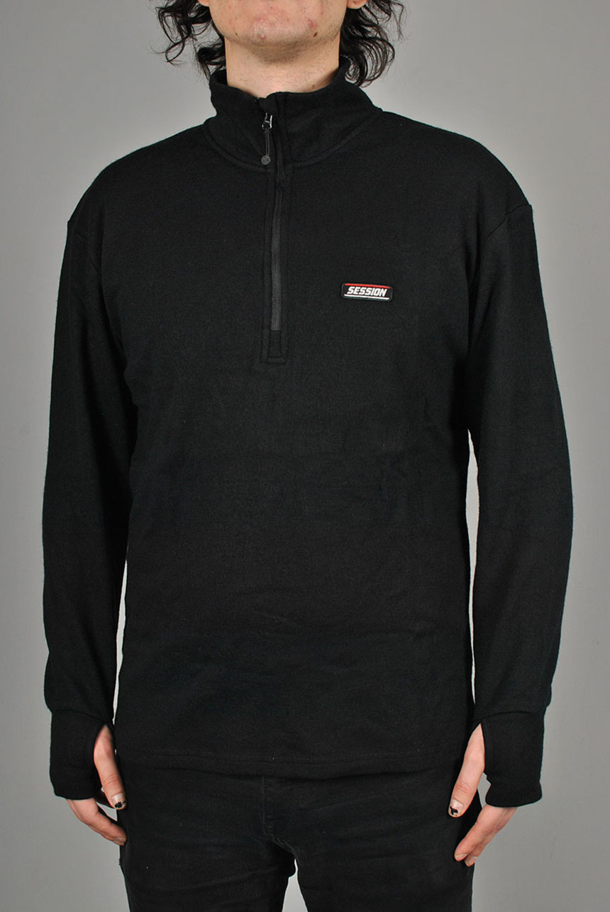 Merino Wool 1/4 Zip Longsleeve